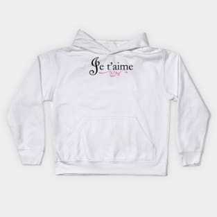 Je t'aime Kids Hoodie